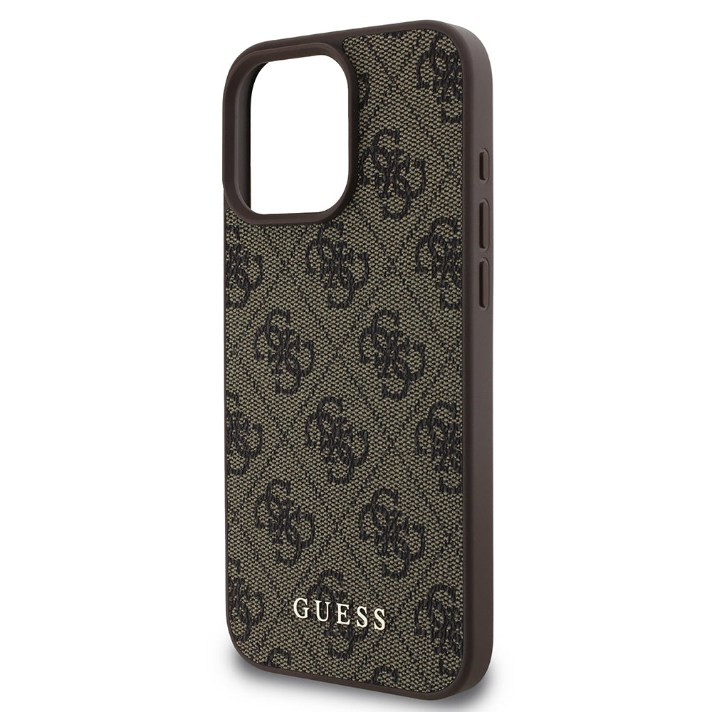 Case for Apple iPhone 16 Pro Max, Guess, 4G Classic, Black