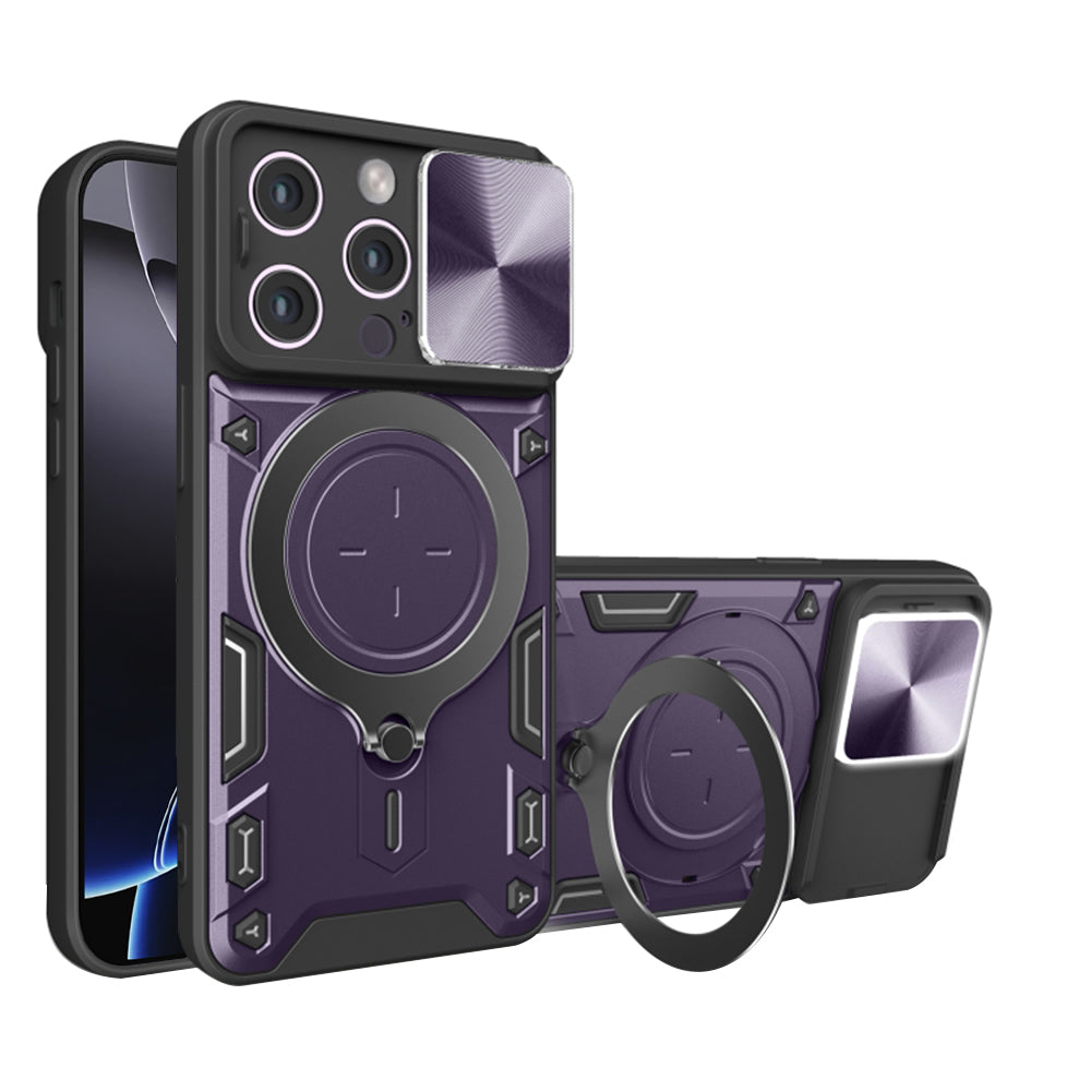 Case for Apple iPhone 16 Pro Max, Techsuit, CamGuard Pro, Purple