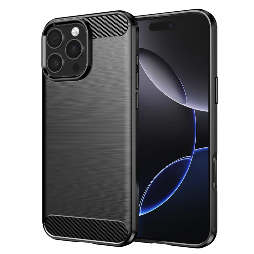Case for Apple iPhone 16 Pro Max, Techsuit, Carbon, Black