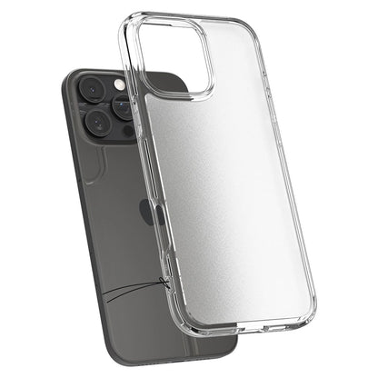 Case for Apple iPhone 16 Pro, Spigen, Ultra Hybrid, Satin Transparent ACS08122