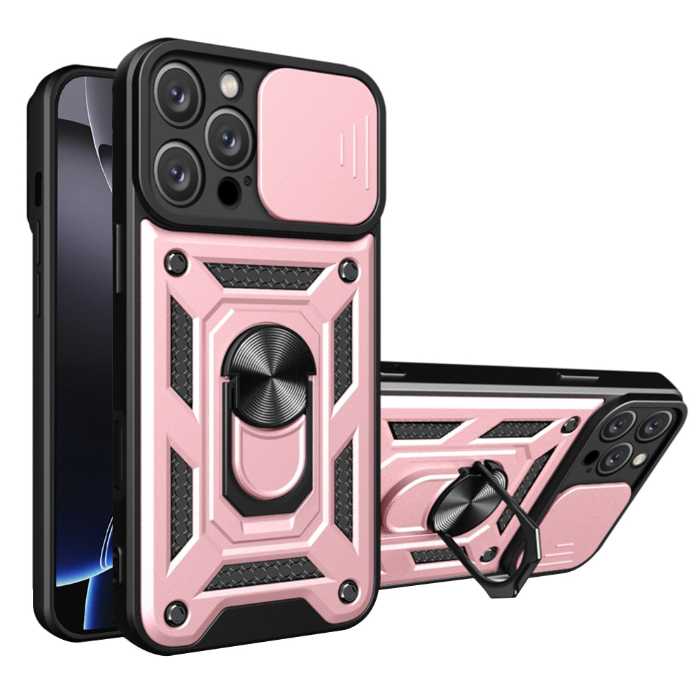 Case for Apple iPhone 16 Pro, Techsuit, CamShield, Pink
