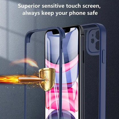 Case for Apple iPhone 16 Pro, Techsuit, ColorVerse 360, Blue