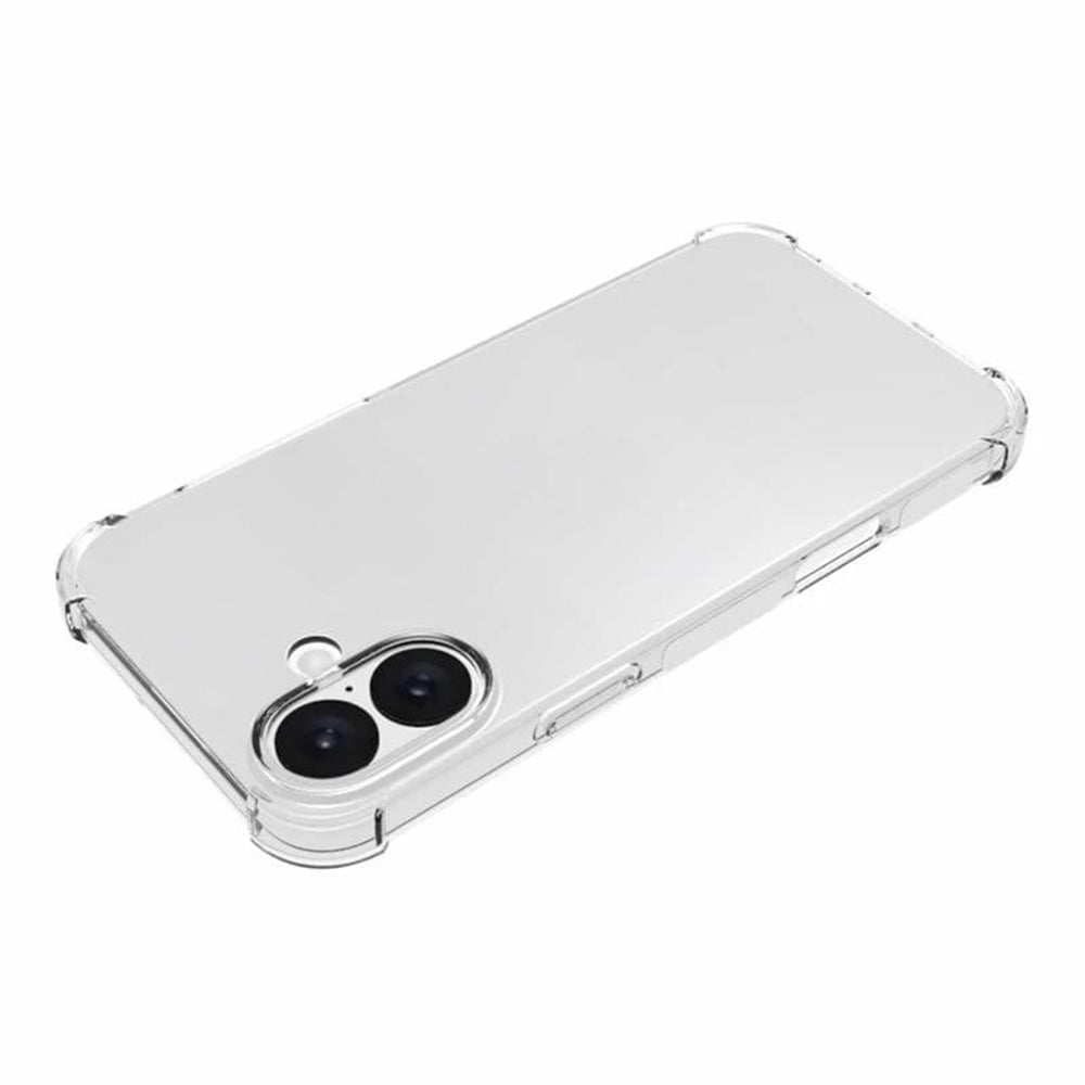 Case for Apple iPhone 16, Techsuit, Shockproof Clear (Big Lens Hole), Transparent