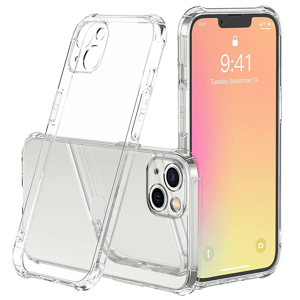 Case for Apple iPhone 16, Techsuit, Shockproof Clear, Transparent