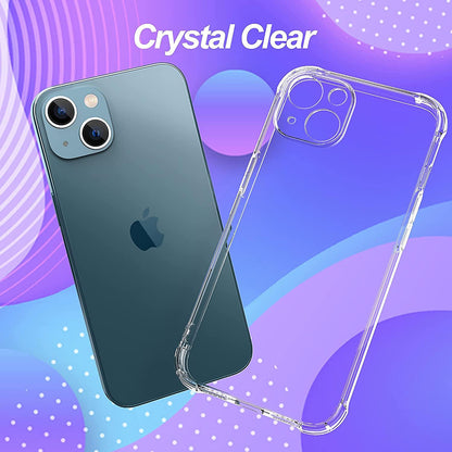 Case for Apple iPhone 16, Techsuit, Shockproof Clear, Transparent