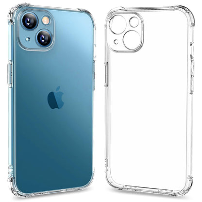 Case for Apple iPhone 16, Techsuit, Shockproof Clear, Transparent