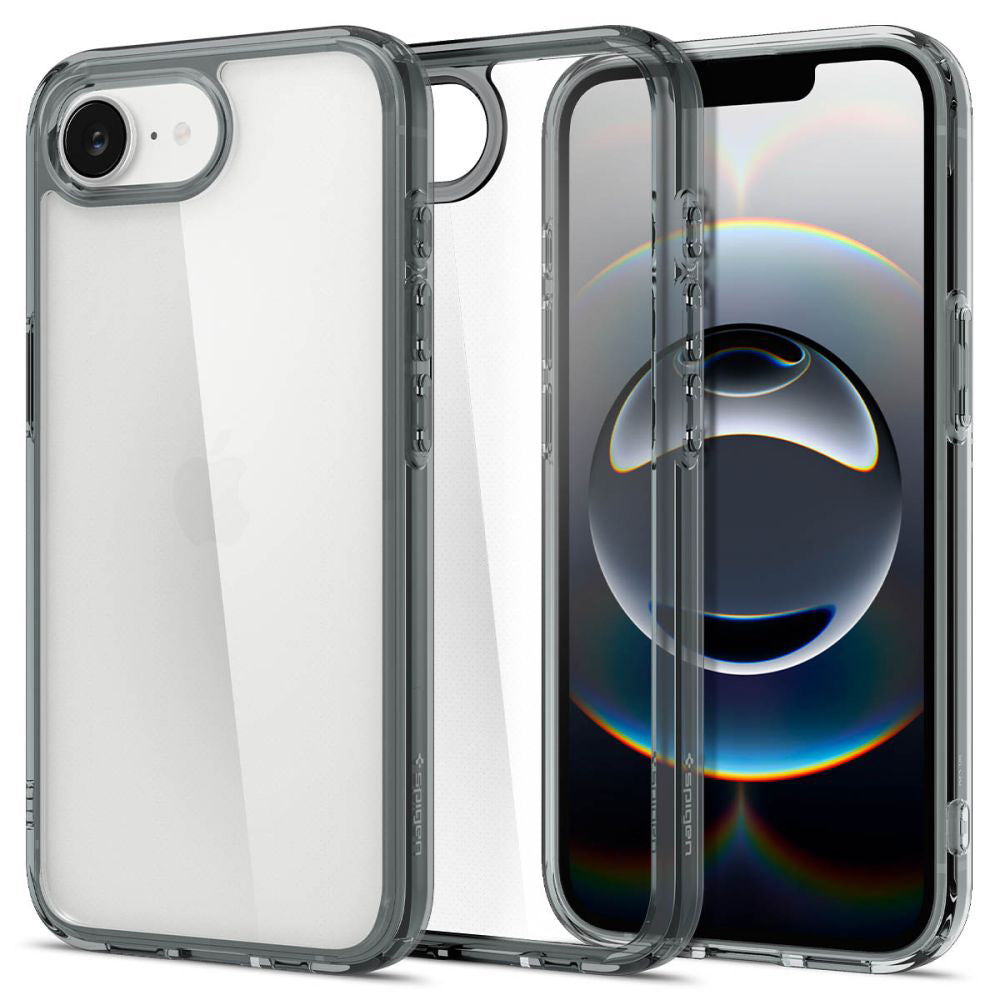 Case for Apple iPhone 17e / 16e, Spigen, Ultra Hybrid, Smoky