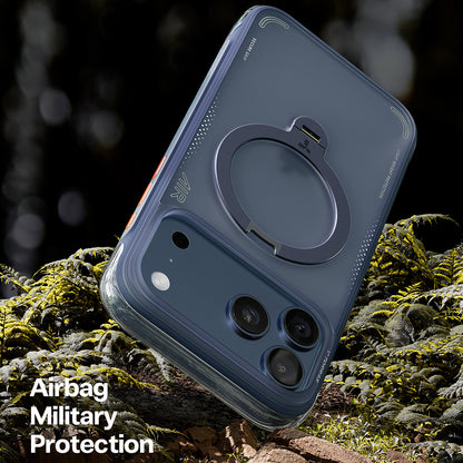 Case for Apple iPhone 17 Pro Max, Torras, Ostand Spin Air, Blue