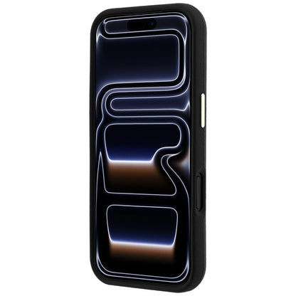 Case for Apple iPhone 18 Pro Max / 17 Pro Max, Guess, Grained Big Resin Logo, Black