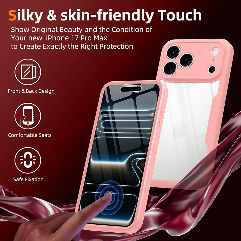 Case for Apple iPhone 18 Pro Max / 17 Pro Max, Techsuit, ColorVerse 360, Pink