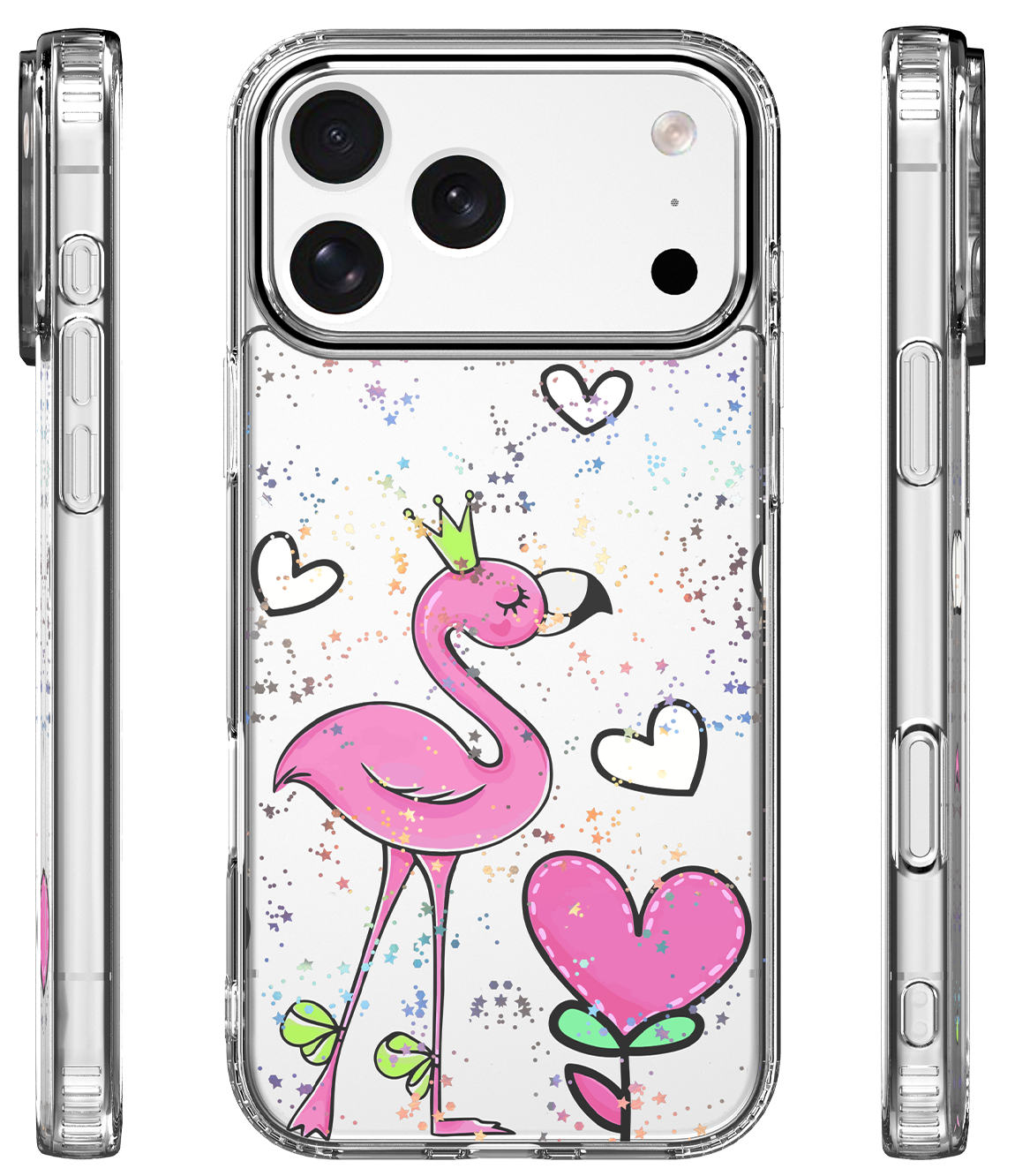 Case for Apple iPhone 17 Pro Max, OEM, Ultra Trendy Love 2, Multicolor
