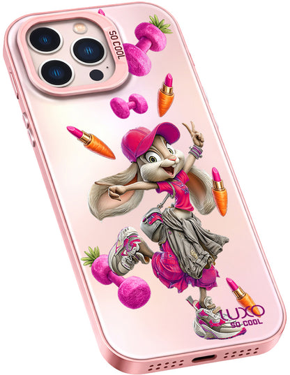 Case for Apple iPhone 17 Pro, LUXO So CooL, ArcadiA Rabbit, Multicolor