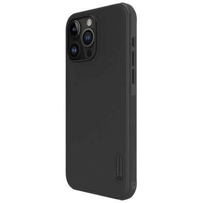 Case for Apple iPhone 15 Pro Max, Nillkin, Super Frosted Shield Pro, Black