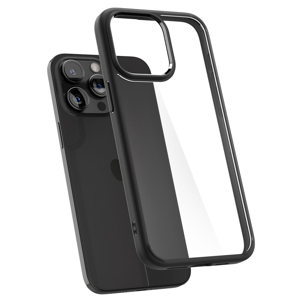 Case for Apple iPhone 15 Pro Max, Spigen, Ultra Hybrid, Black ACS06570