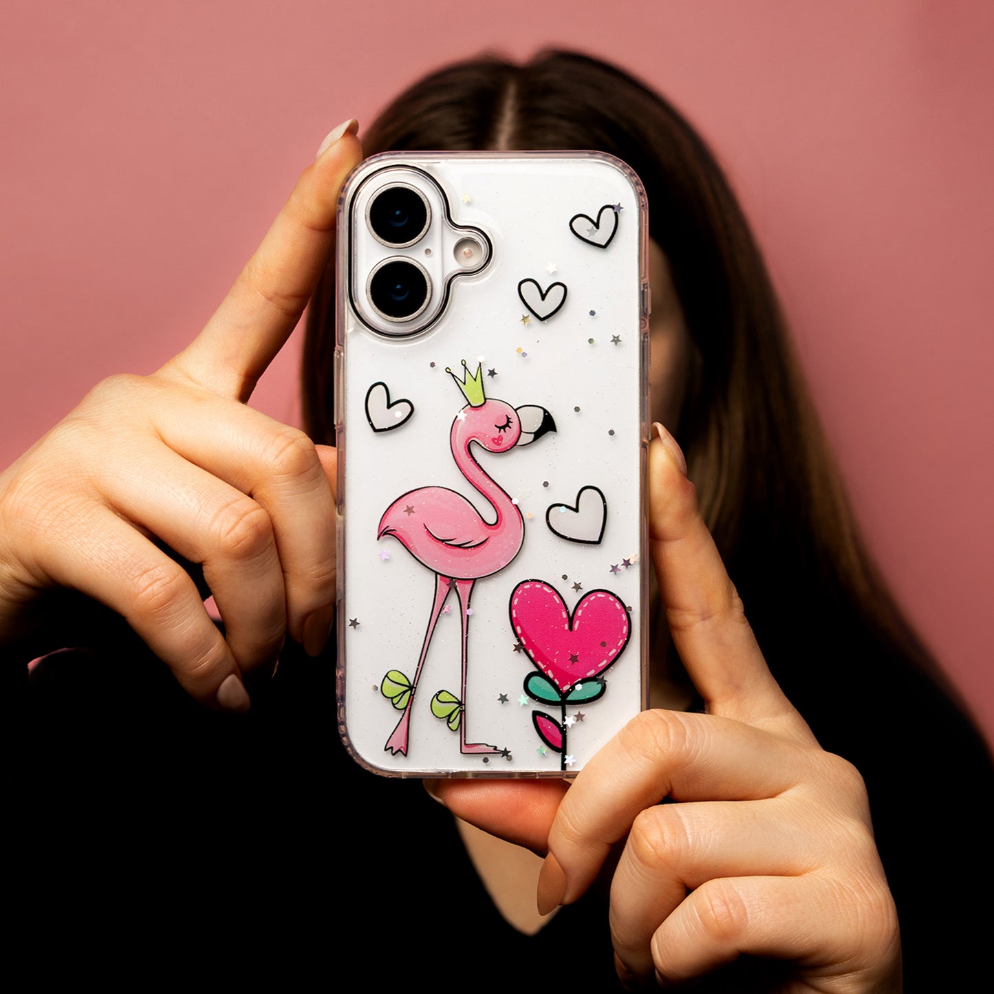 Case for Apple iPhone 16 Pro Max, OEM, Ultra Trendy Love 2, Multicolor