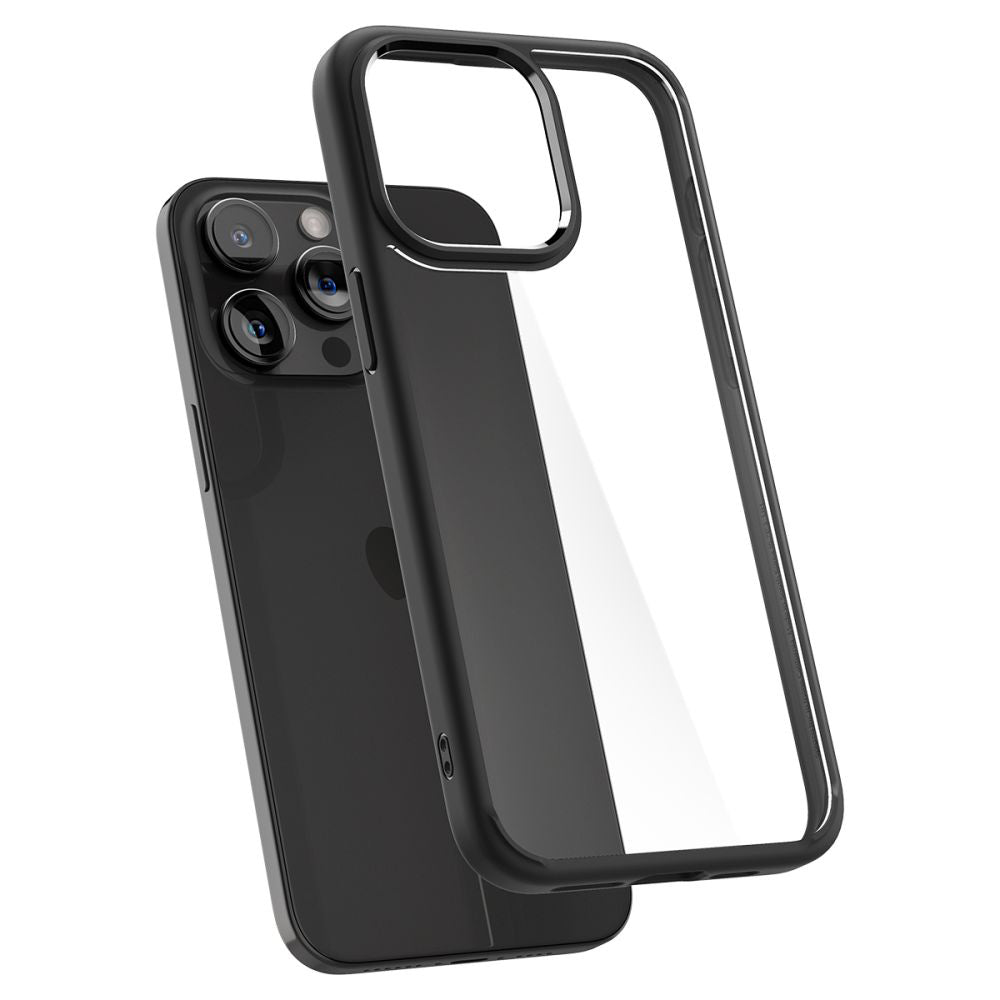 Case for Apple iPhone 15 Pro, Spigen, Ultra Hybrid, Black ACS06713