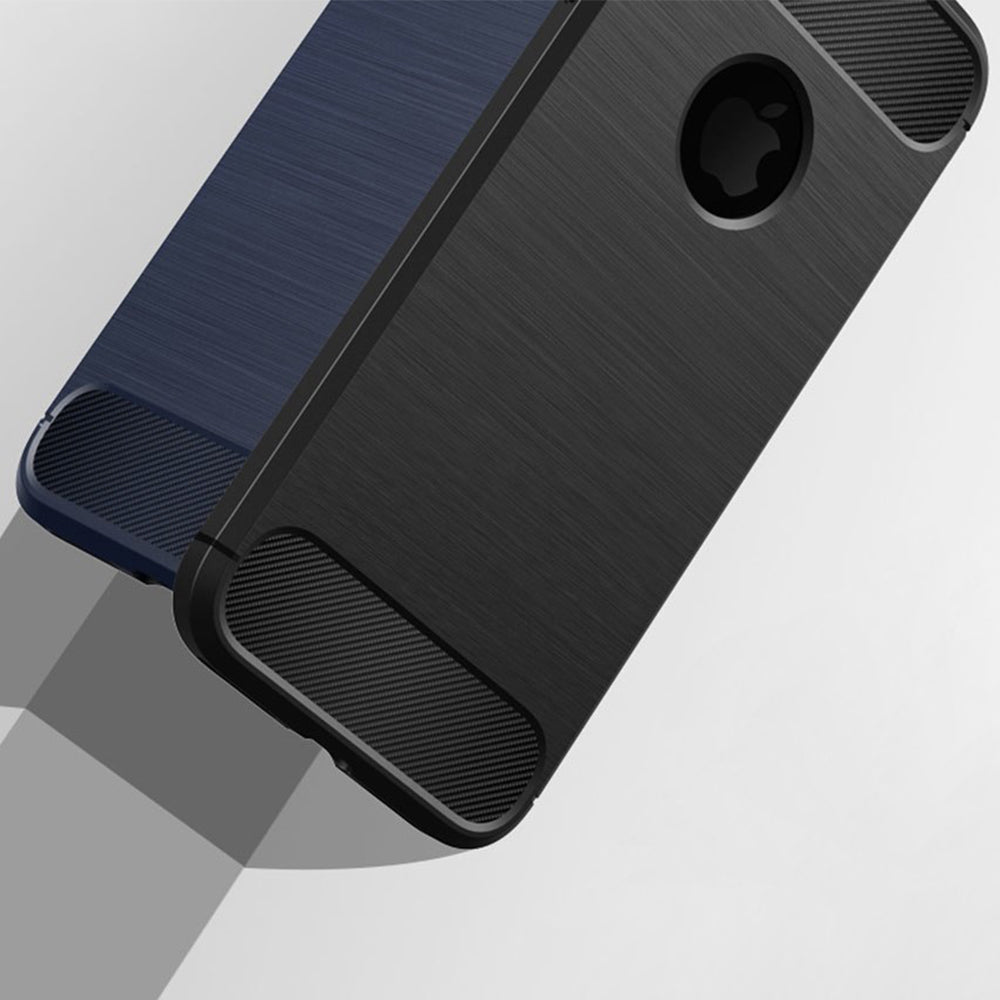 Case for Apple iPhone 8 / 7, Techsuit, Carbon, Black