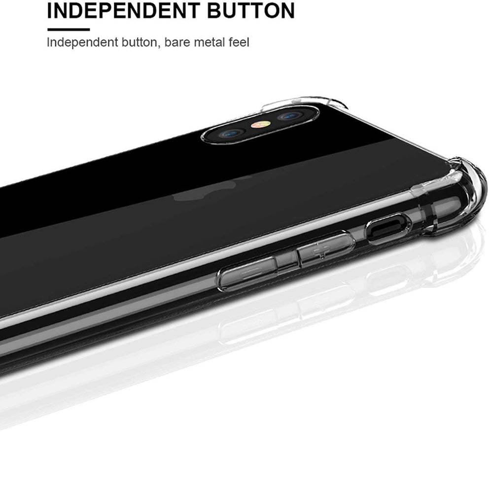 Case for Apple iPhone XS Max, Techsuit, Shockproof Clear, Transparent