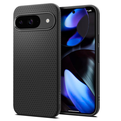 Case for Google Pixel 9 / 9 Pro, Spigen, Liquid Air Matte, Black ACS07682