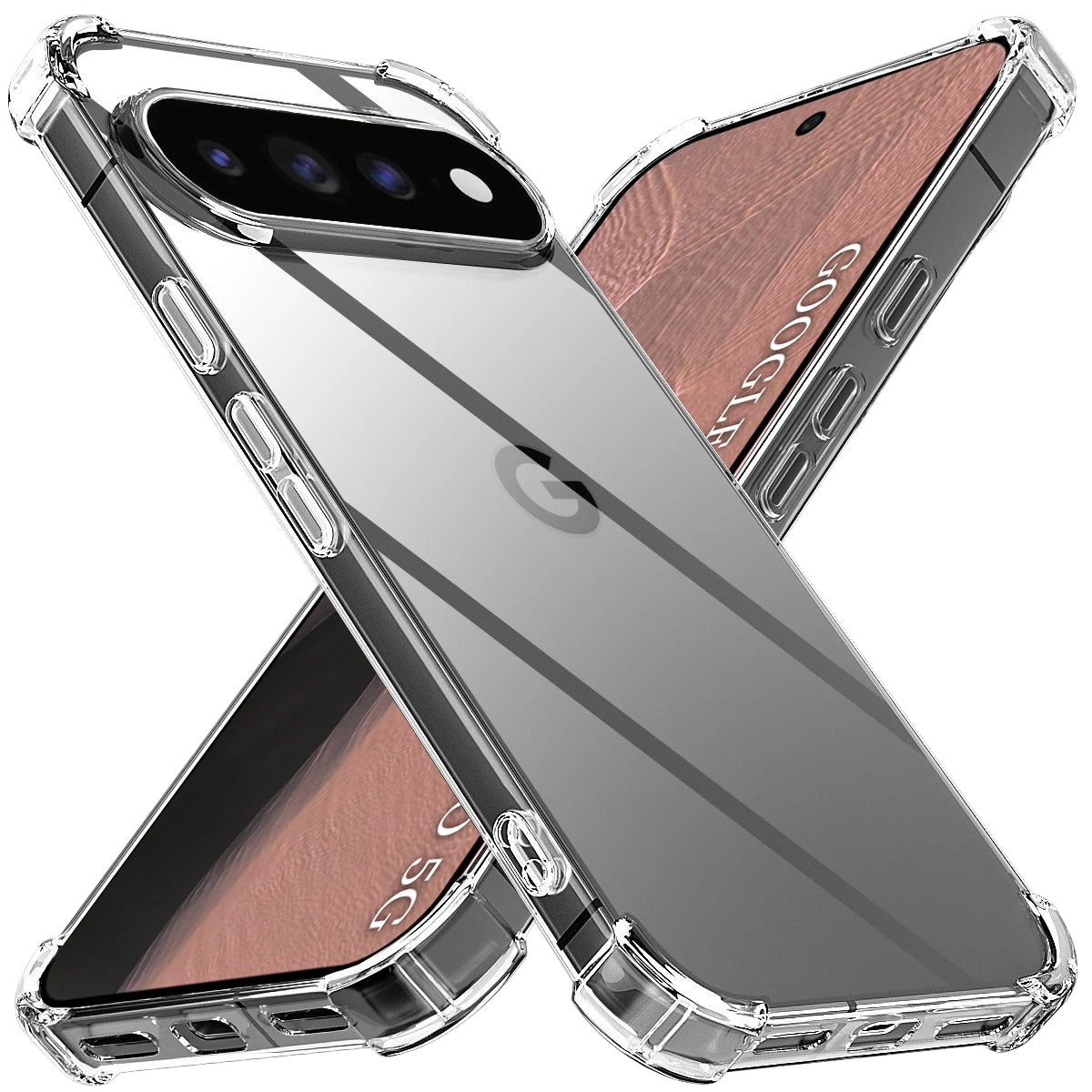 Case for Google Pixel 11 Pro, Techsuit, Shockproof Clear, Transparent
