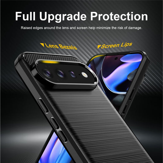 Case for Google Pixel 11 Pro XL, Techsuit, Carbon, Black