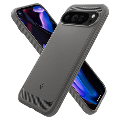 Case for Google Pixel 9 Pro XL, Spigen, Rugged Armor, Gray ACS07784