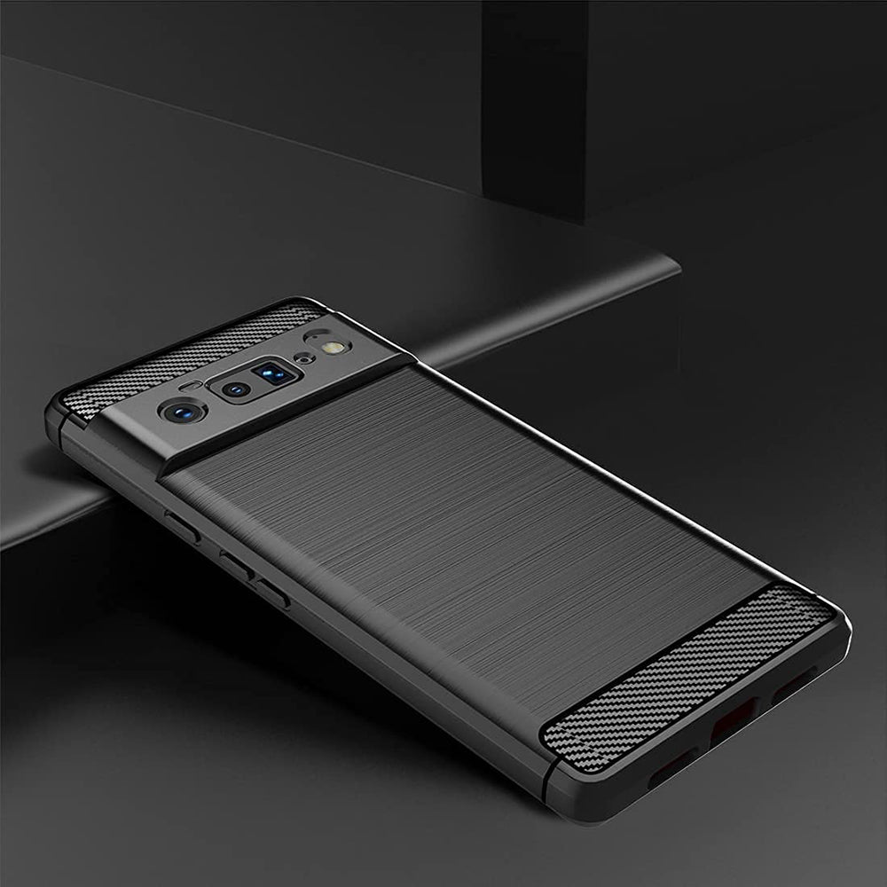 Case for Google Pixel 6 Pro, Techsuit, Carbon, Black