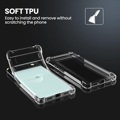 Case for Google Pixel 6, Techsuit, Shockproof Clear, Transparent
