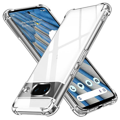 Case for Google Pixel 7, Techsuit, Shockproof Clear, Transparent