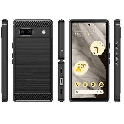 Case for Google Pixel 7a, Techsuit, Carbon, Black