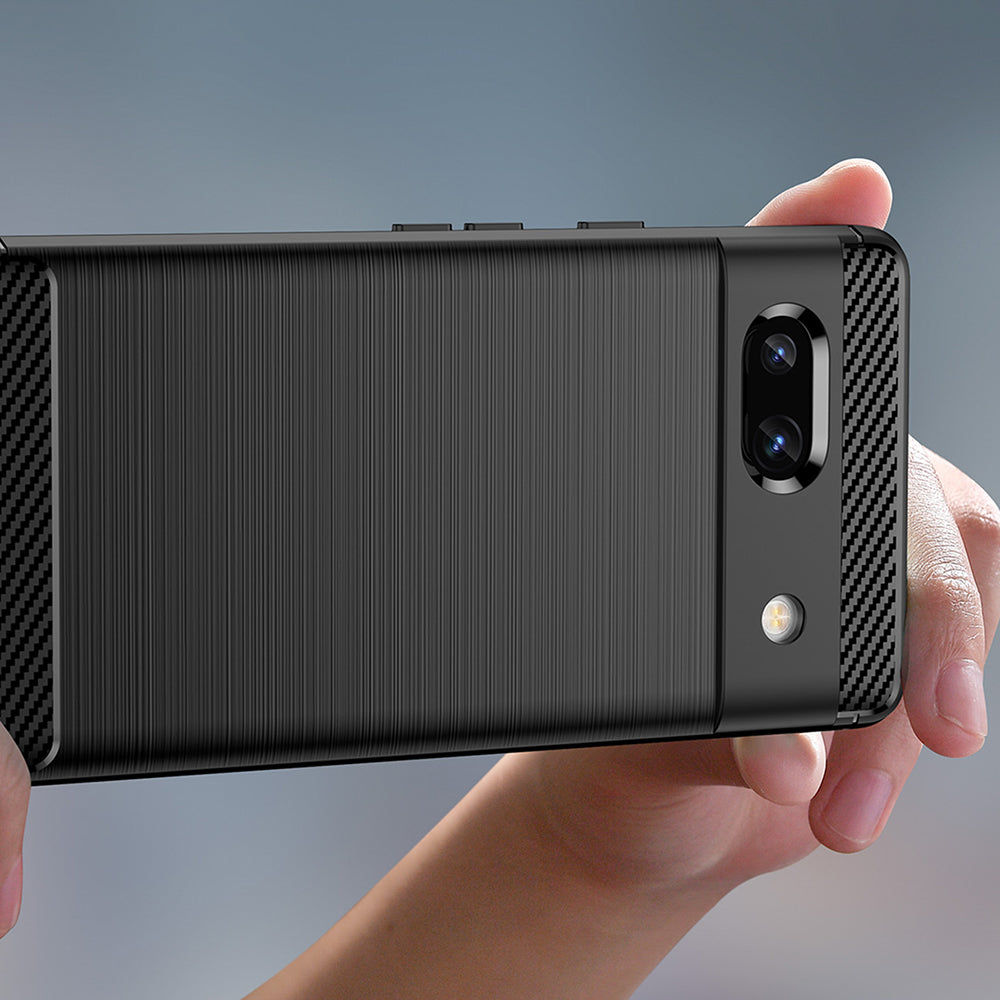 Case for Google Pixel 7a, Techsuit, Carbon, Black