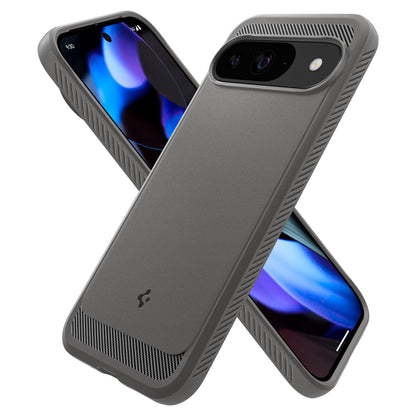 Case for Google Pixel 9 / 9 Pro, Spigen, Rugged Armor, Gray ACS07783