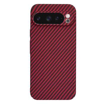 Case for Google Pixel 9 Pro, Techsuit, Carbonite FiberShell, Red