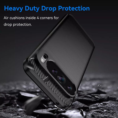 Case for Google Pixel 9 Pro XL, Techsuit, Carbon, Blue