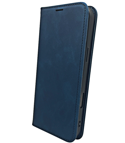 Case for Honor 400 Lite, OEM, Smart Suede, Navy Blue