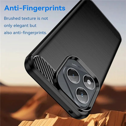 Case for Honor 400 Lite, Techsuit, Carbon, Black