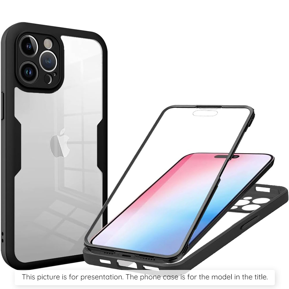 Case for Honor 400 Lite, Techsuit, ColorVerse 360, Black