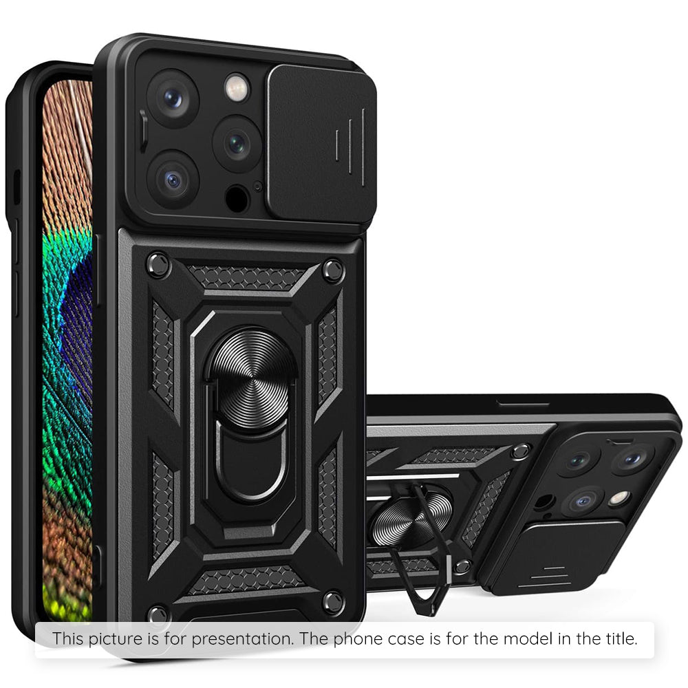 Case for Honor 400 Pro, Techsuit, CamShield, Black