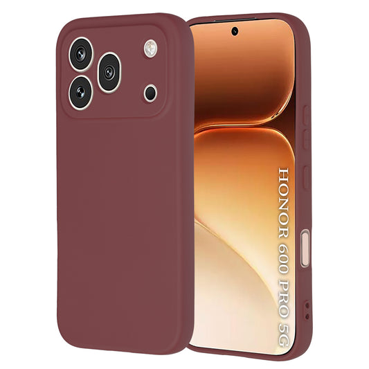 Case for Honor 600 Pro, Techsuit, SoftFlex, Burgundy