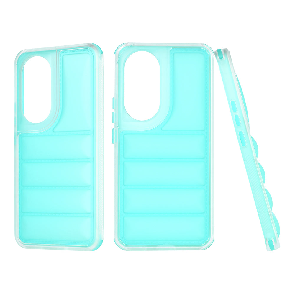 Case for Honor 90, Techsuit, Wave Shield, Turquoise