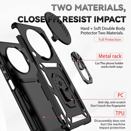 Case for Honor Magic6 Lite, Techsuit, CamShield, Black