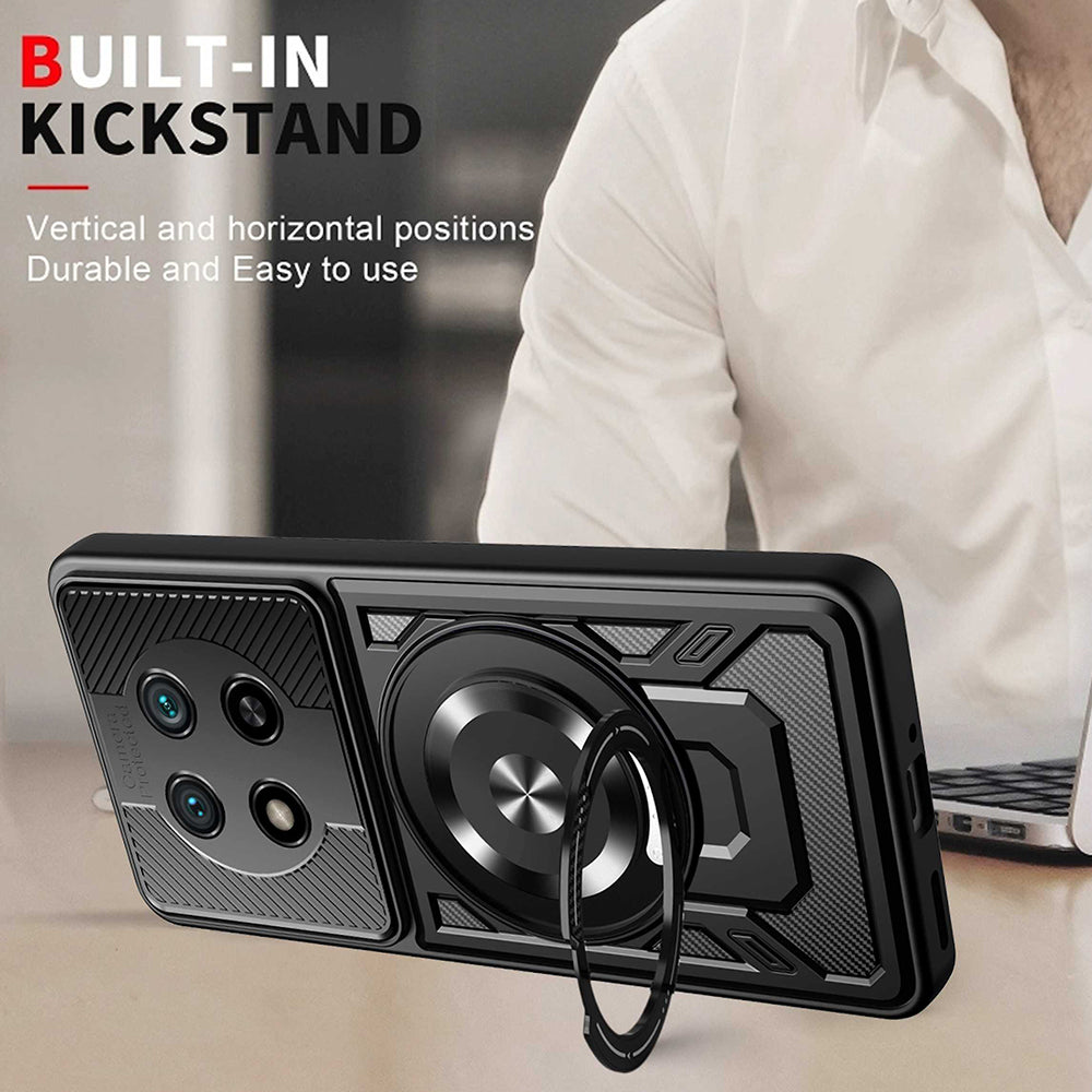 Case for Honor Magic8 Lite, Techsuit, RuggedCam, Gray