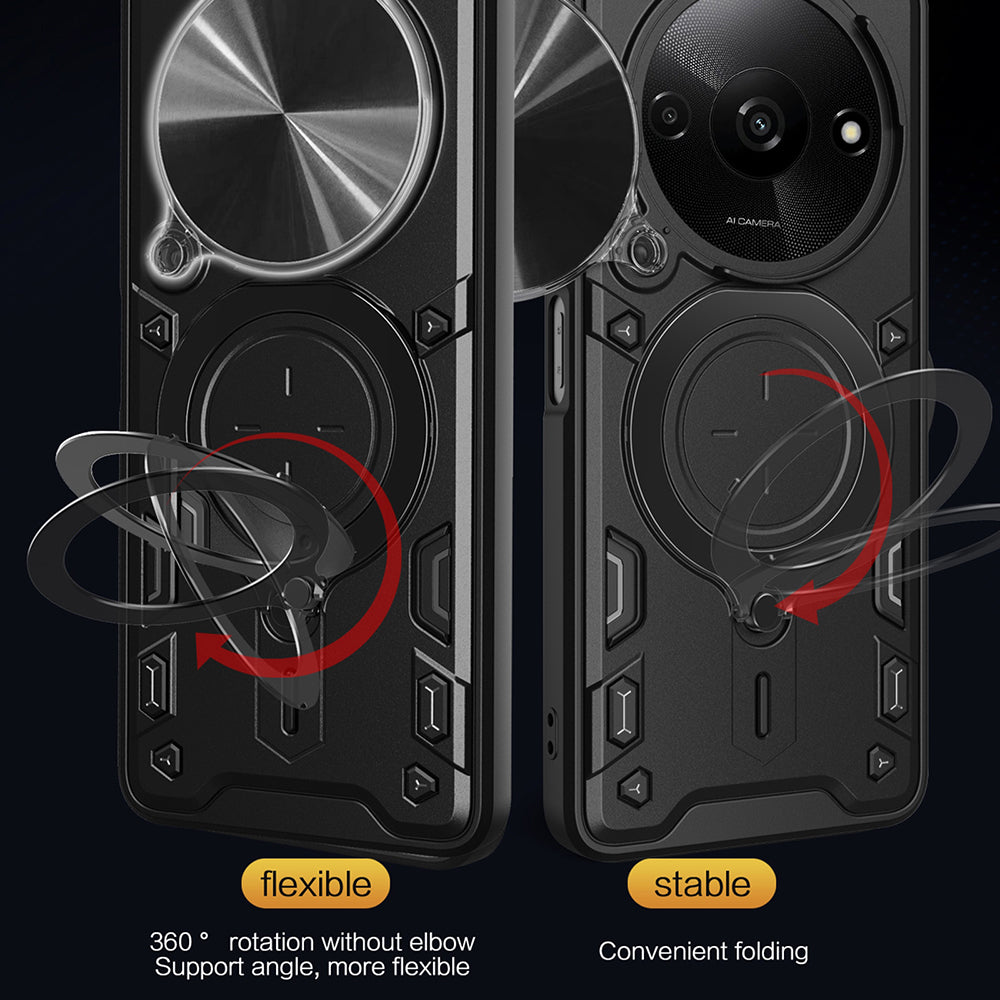 Case for Honor Magic8 Pro, Techsuit, CamGuard Pro, Red