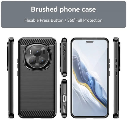 Case for Honor X5b, Techsuit, Carbon, Black