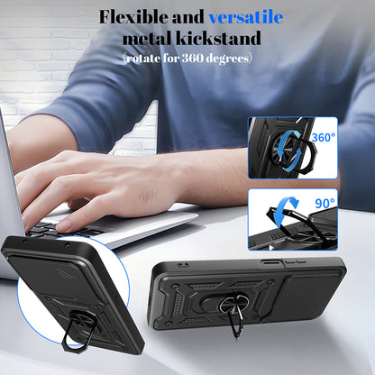 Case for Honor X5c Plus, Techsuit, CamShield, Gold