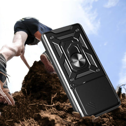 Case for Honor X6c, Techsuit, CamShield, Black