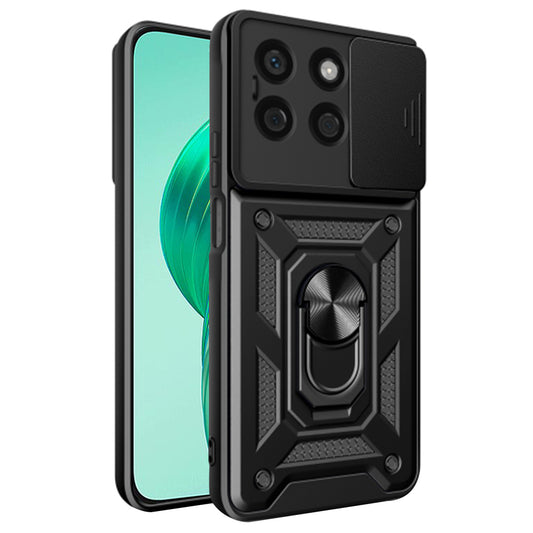 Case for Honor X8b, Techsuit, CamShield, Black