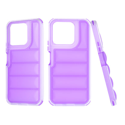 Case for Honor X8b, Techsuit, Wave Shield, Purple