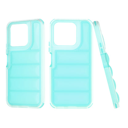 Case for Honor X8b, Techsuit, Wave Shield, Turquoise