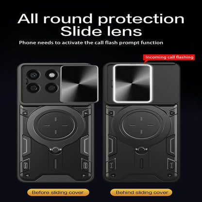Case for Honor X8c, Techsuit, CamGuard Pro, Rose Gold